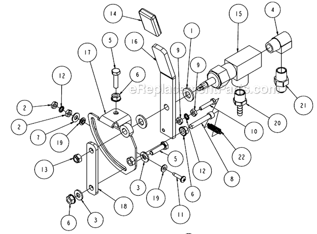 Page S Diagram and Parts List for MK-4030HY  MK Diamond Concrete Saw